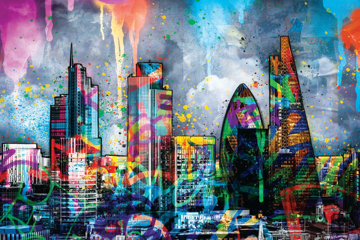 London CBD Paint Splash