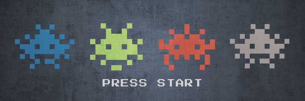 Space Invaders Press Start