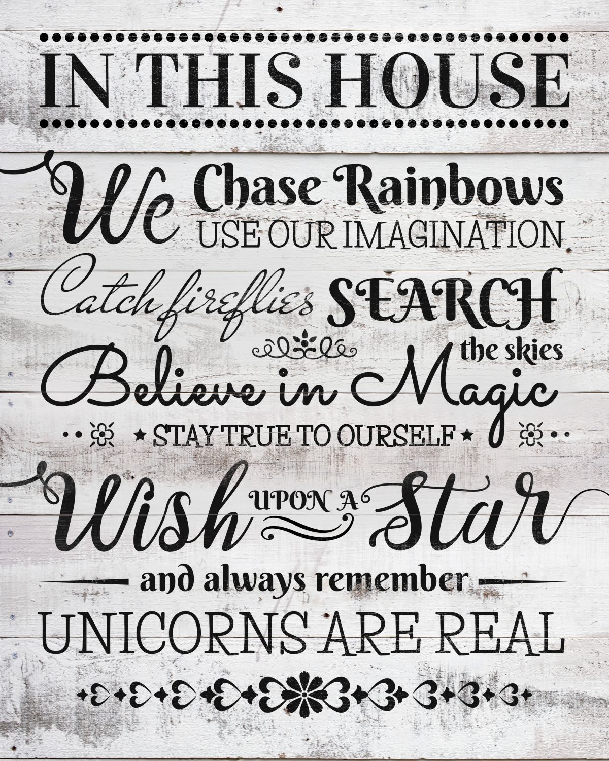 House Rules Sign