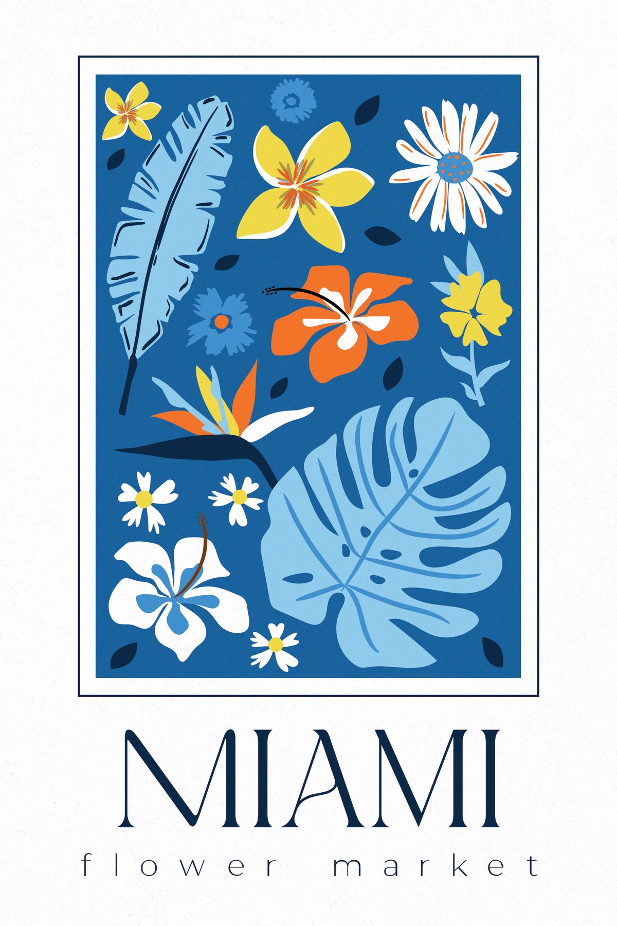 Miami Flower Market Poster