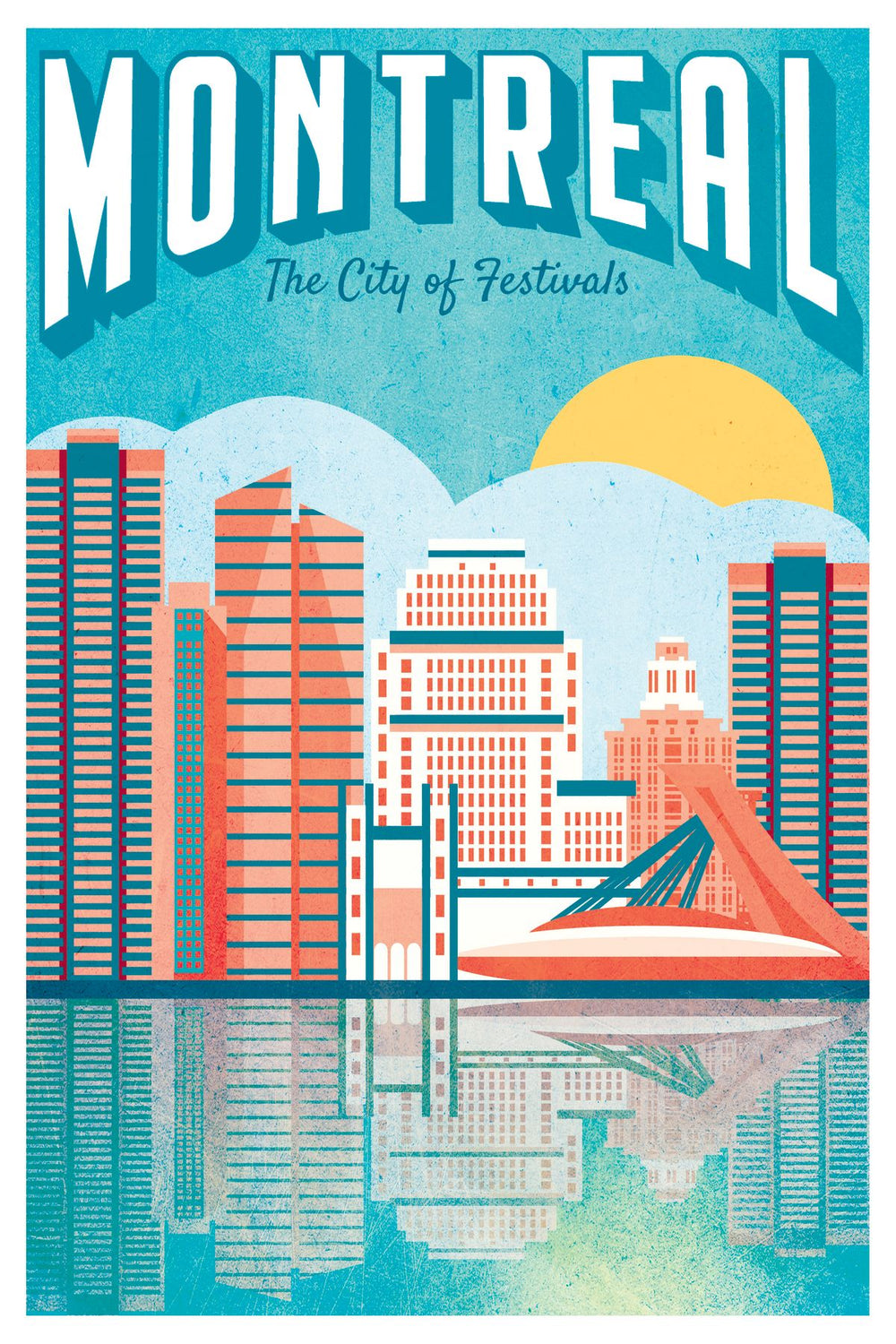 Montreal Tourism Vintage Poster