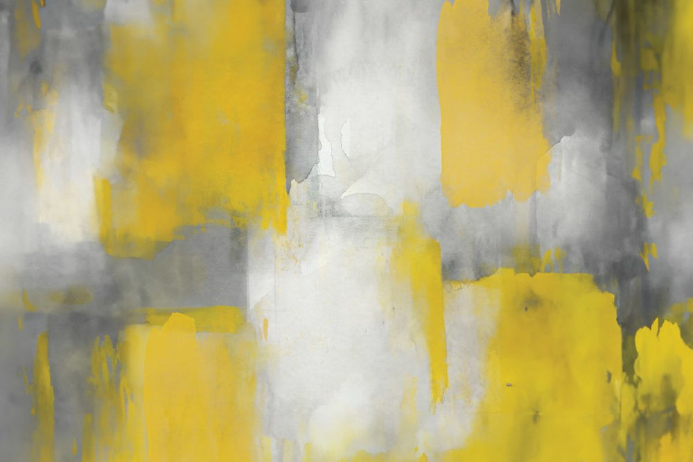 Vivid Yellow Paint Streaks