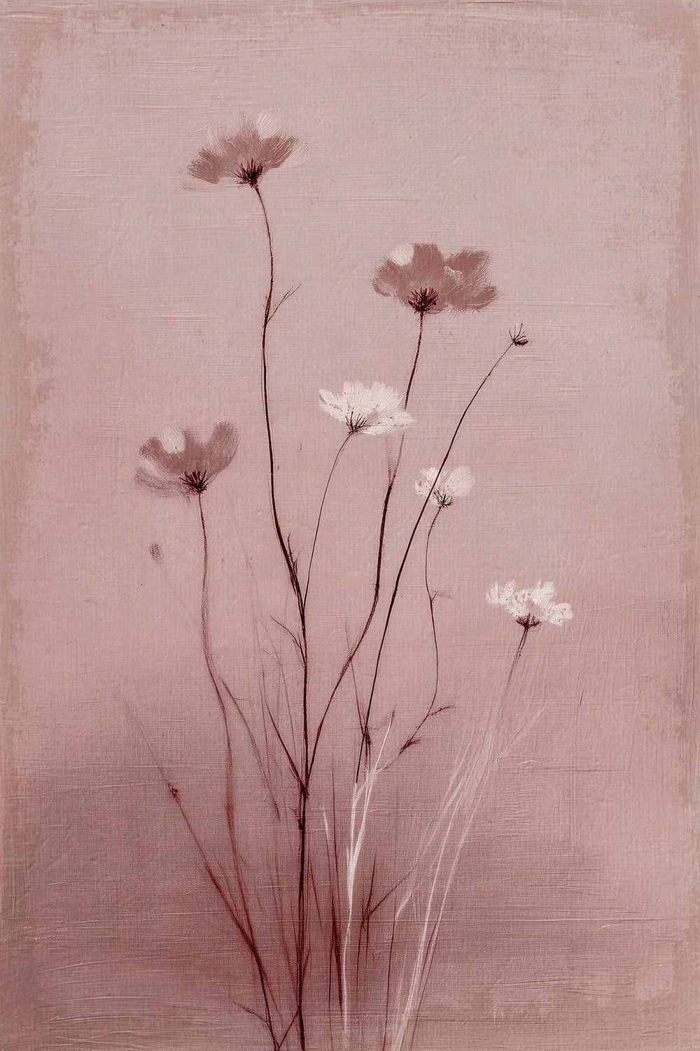 Dainty Flowers Blush III