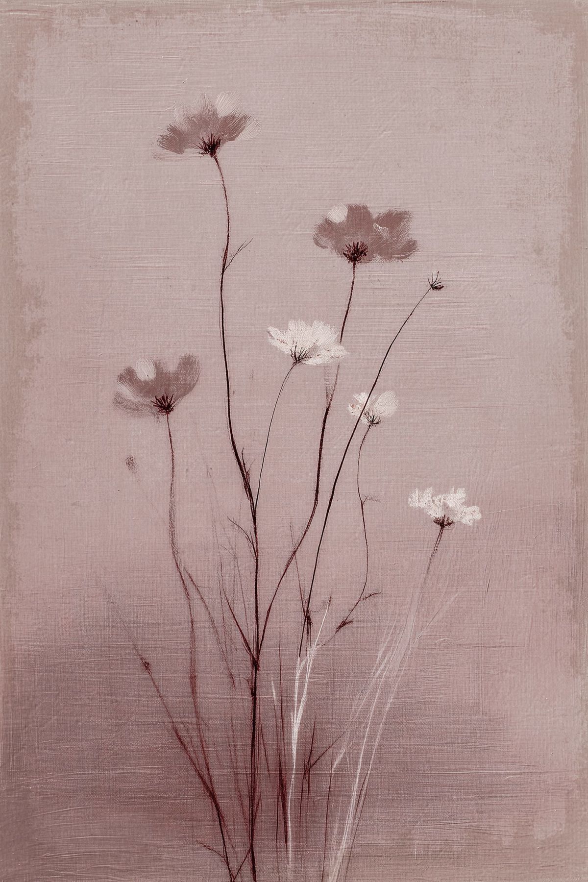 Dainty Flowers Blush III