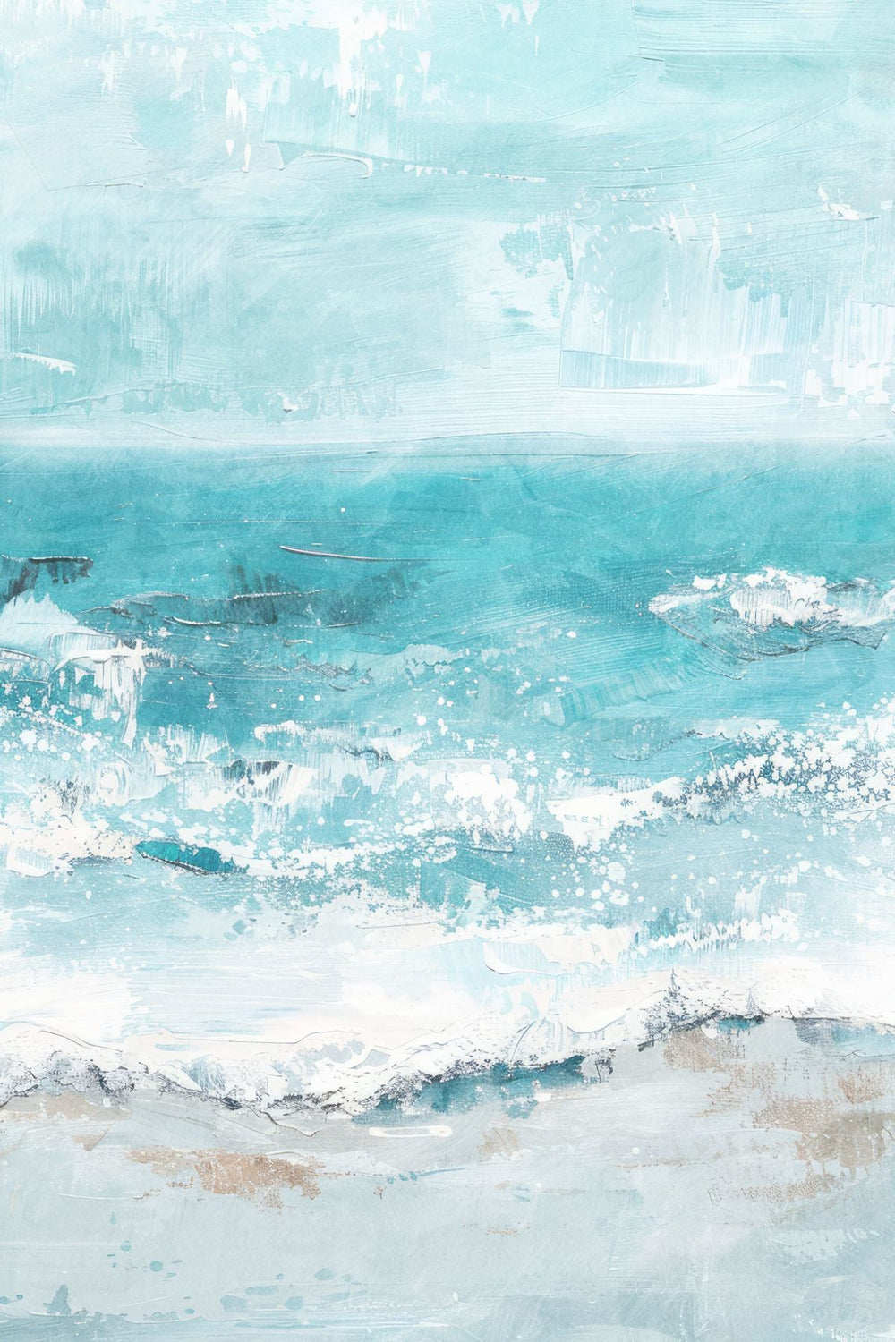 Light Touches The Shore Wall Art