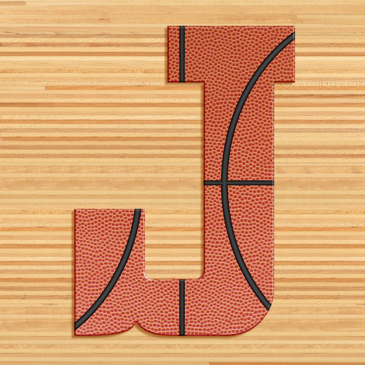 Basketball J Alphabet