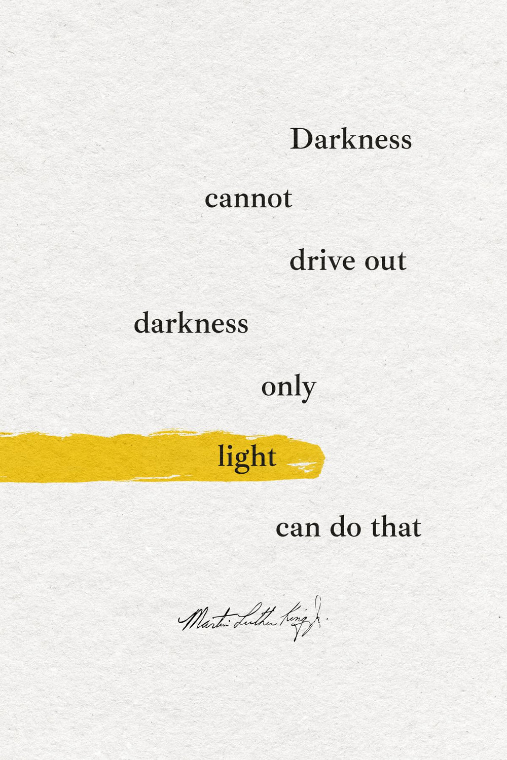 MLK Light Quote