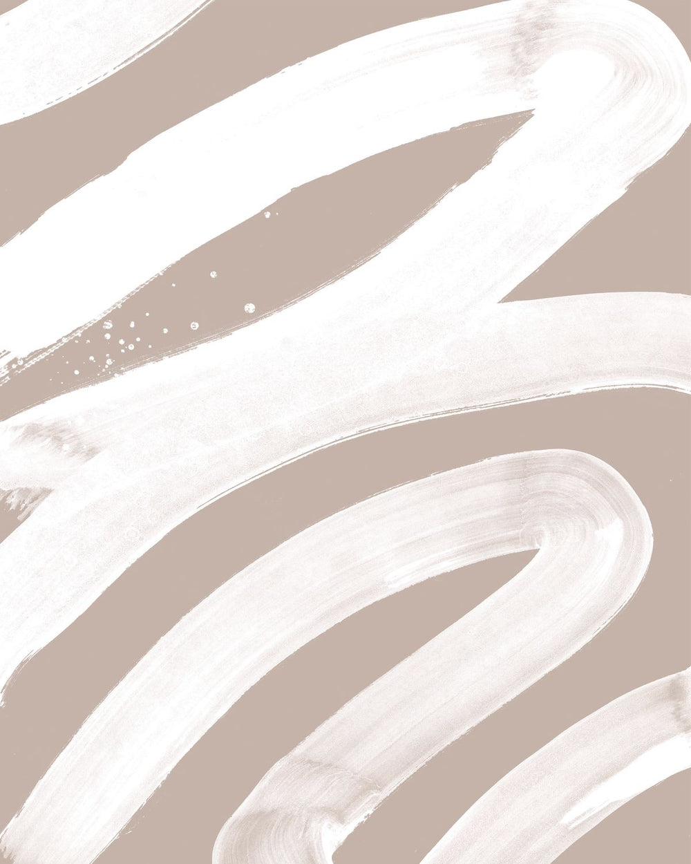 Abstract White Paint Swirls