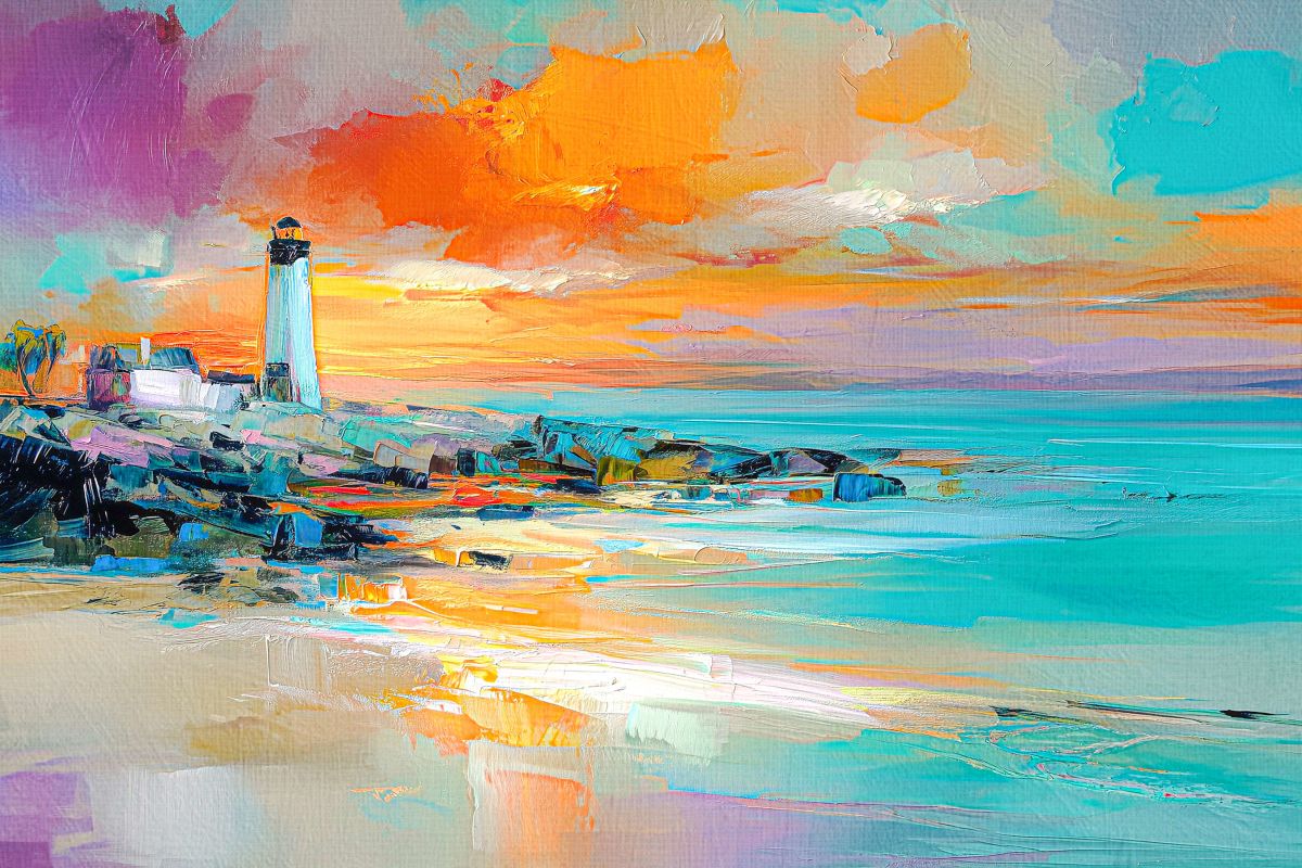 Lighthouse Watching The Horizon