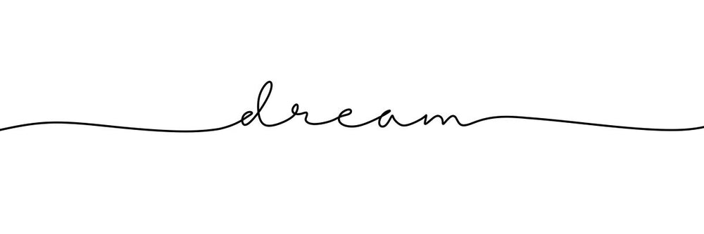 Dream One Line Typography