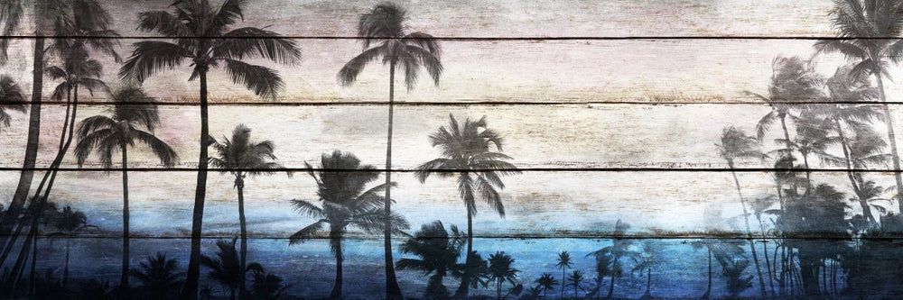 Wooden Tropical Coconut Trees