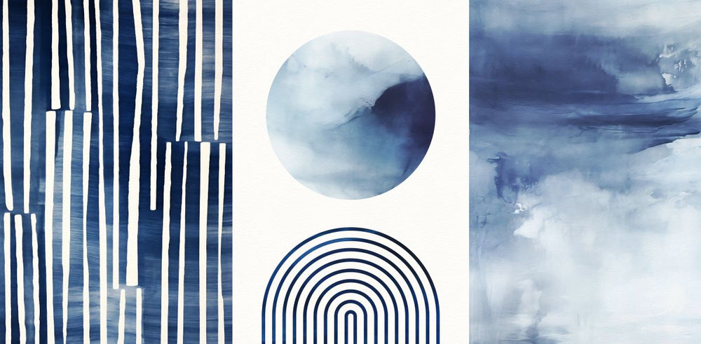 Drifting Clouds Triptych