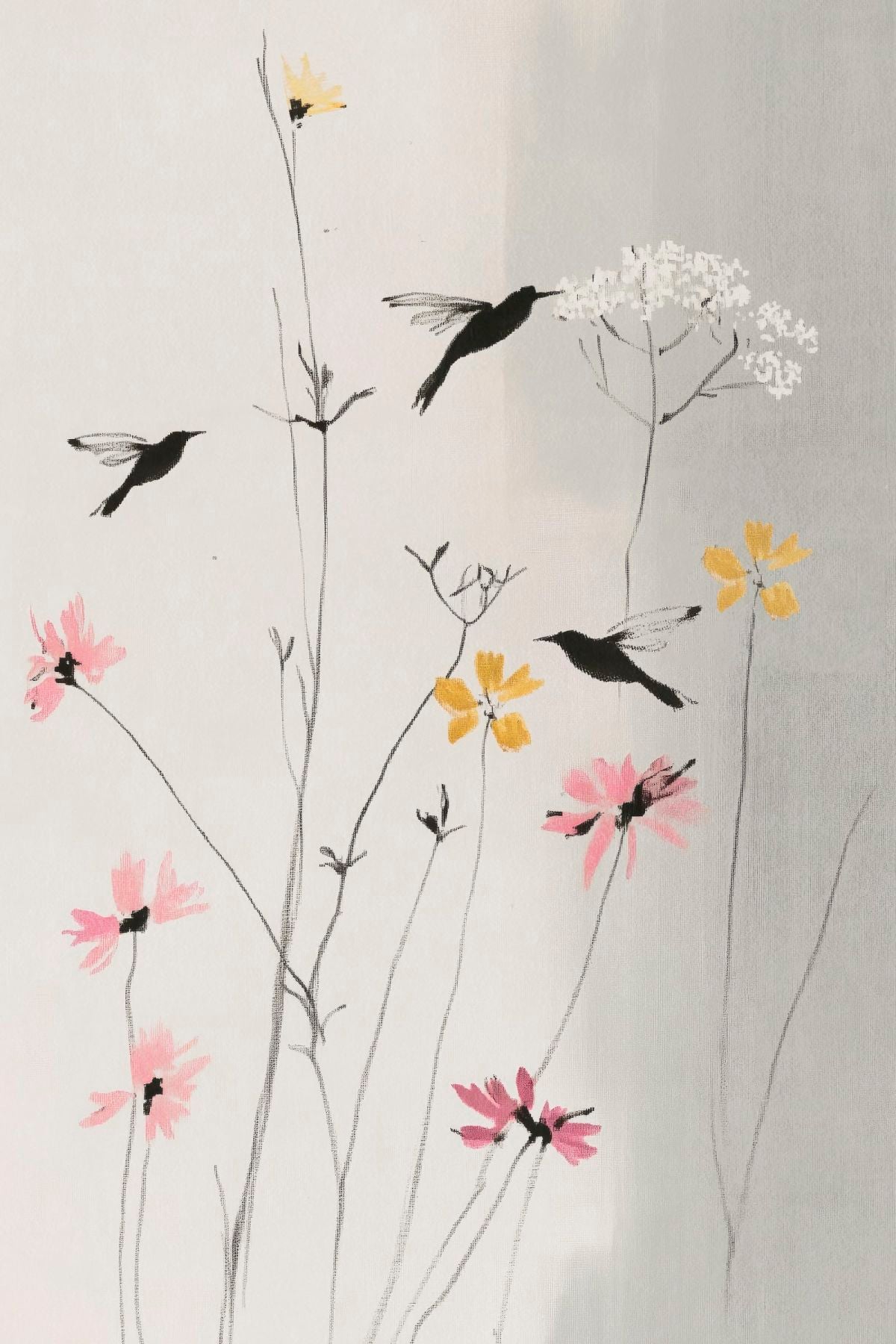 Blossoms And Birds