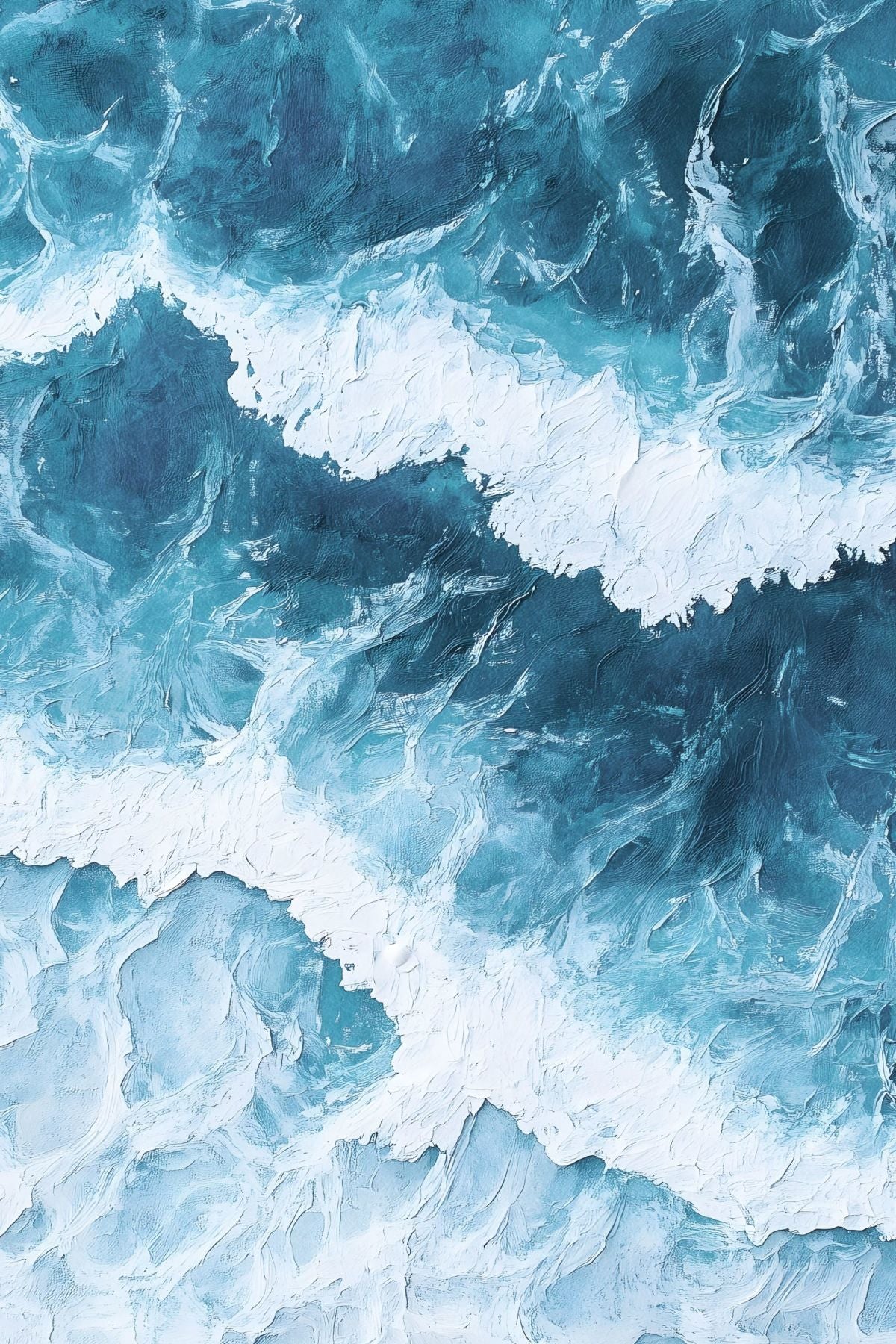 Shoreline In Sections II Wall Art