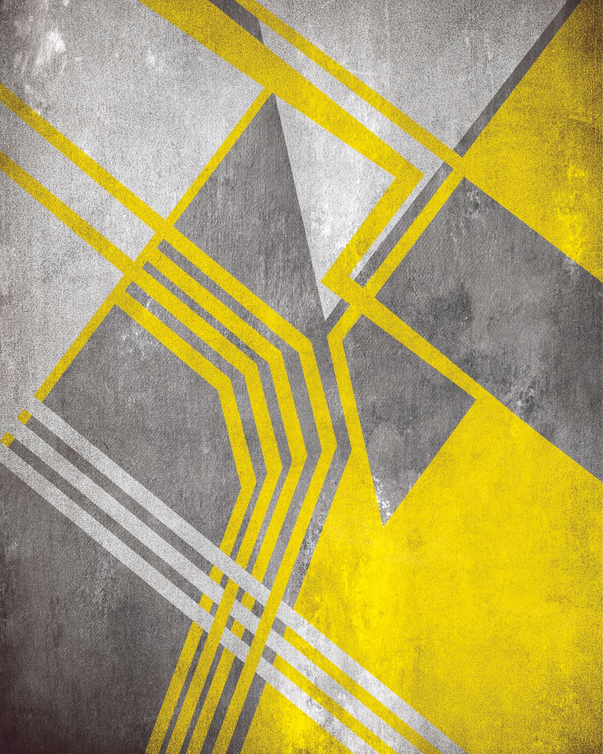Pop Of Yellow Abstract XVI