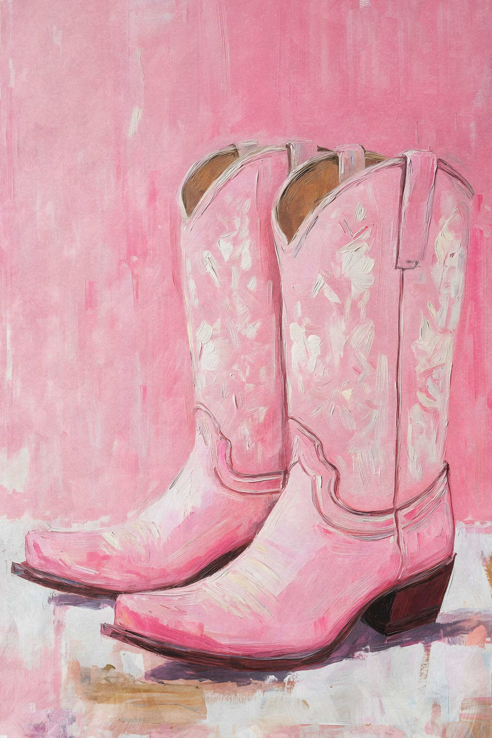 Cowgirl's Pink Boots