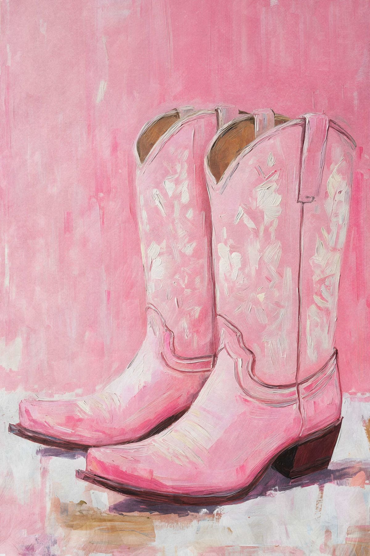 Cowgirl's Pink Boots