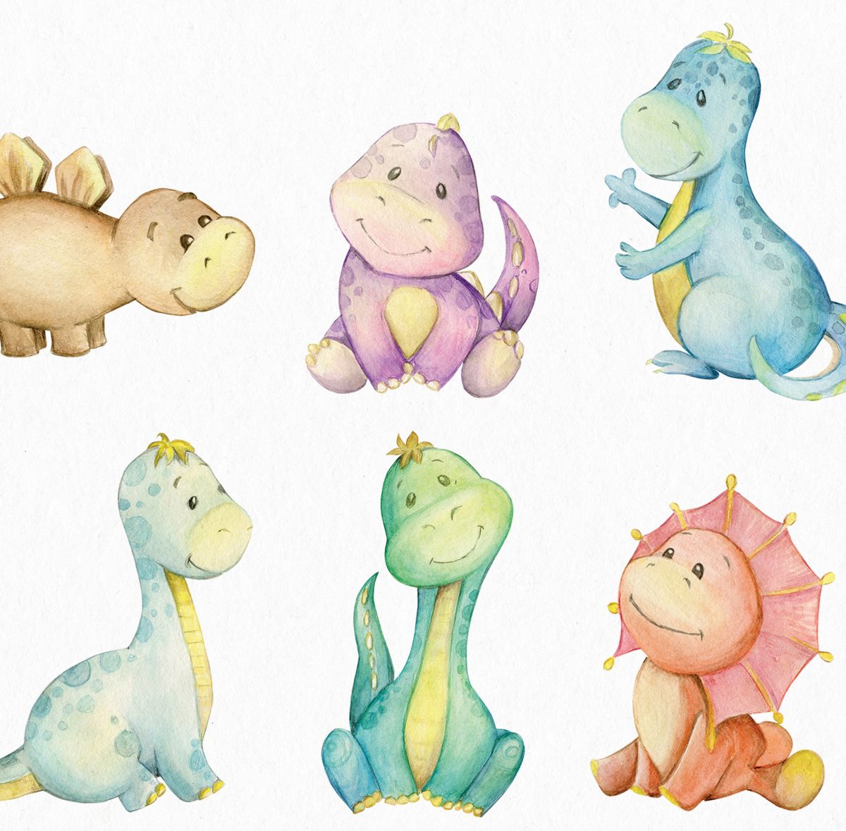 Cute Baby Dinosaurs