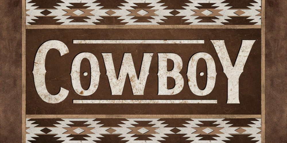 Tribal Cowboy Sign