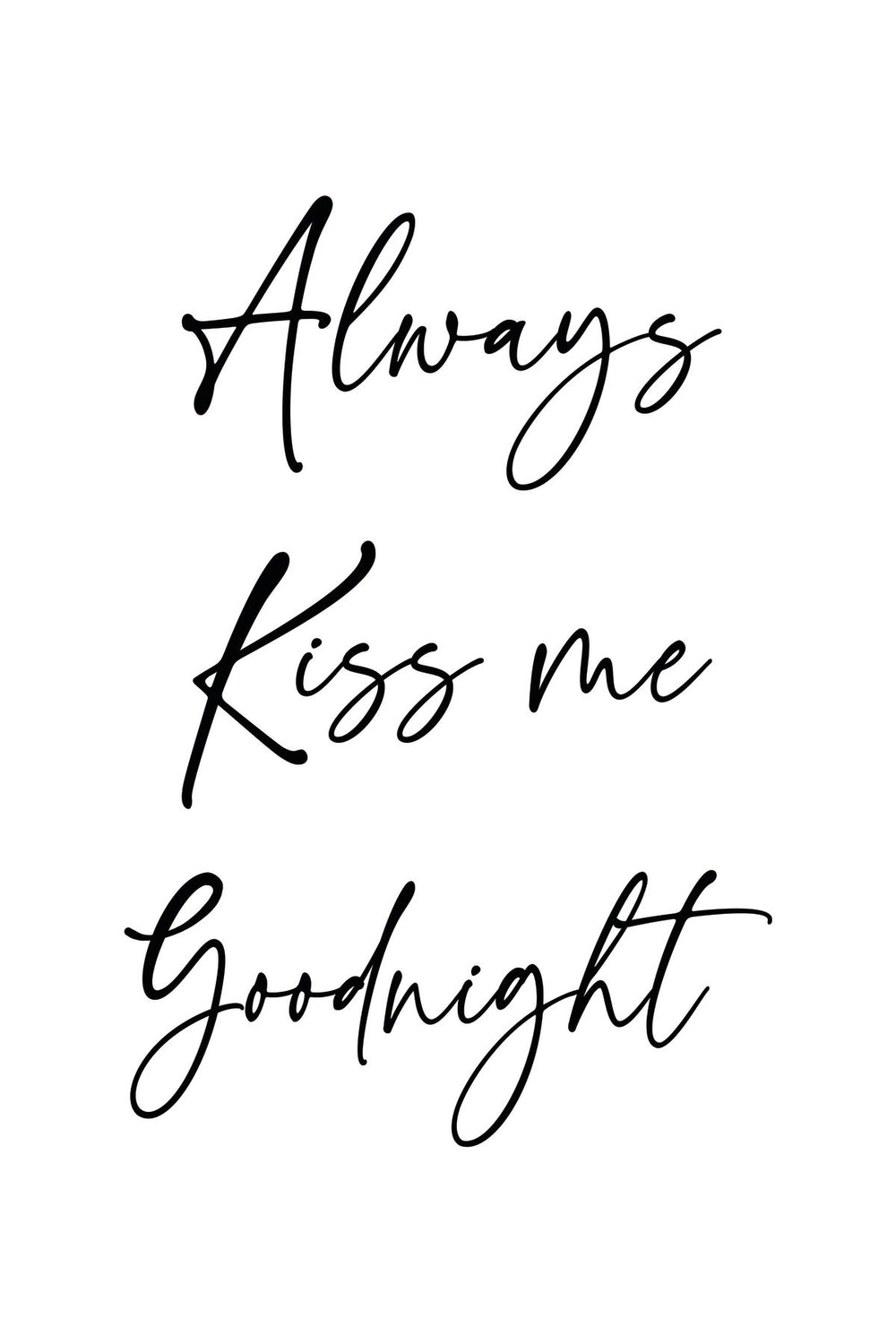 Kiss Me Goodnight