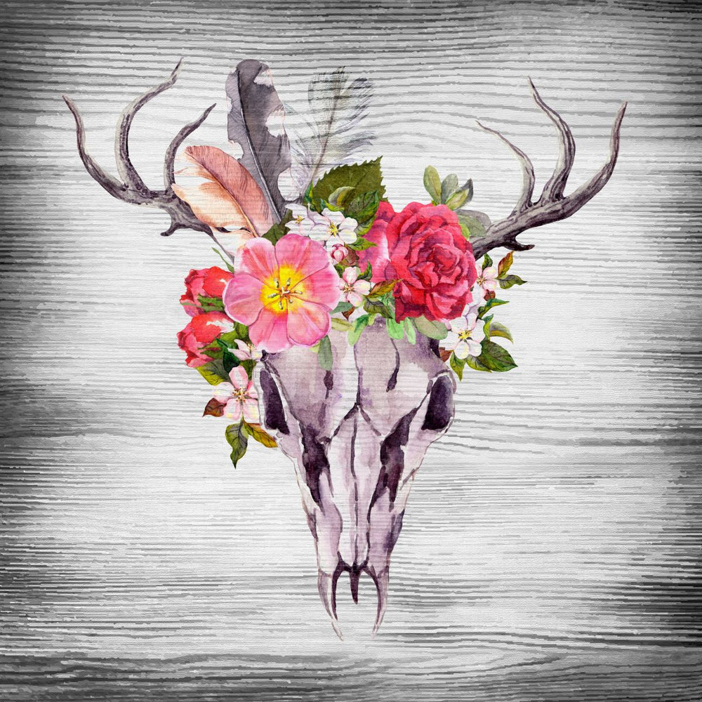 Deer Skull Floral Crown