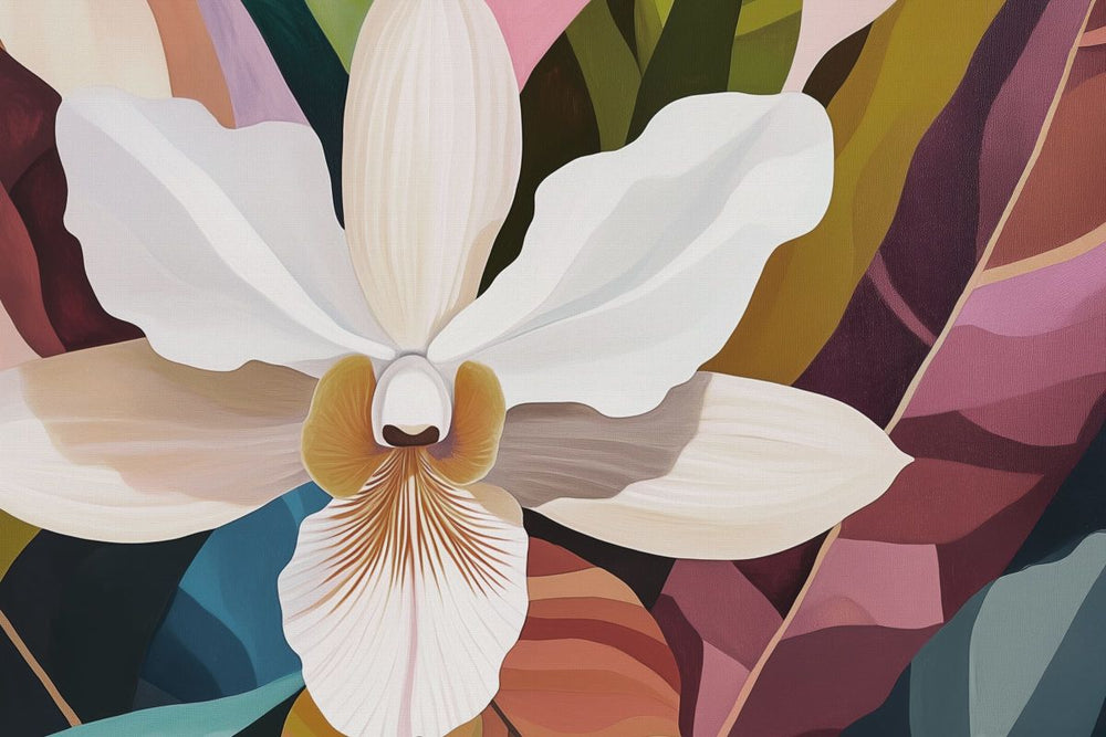 White Elegant Orchid