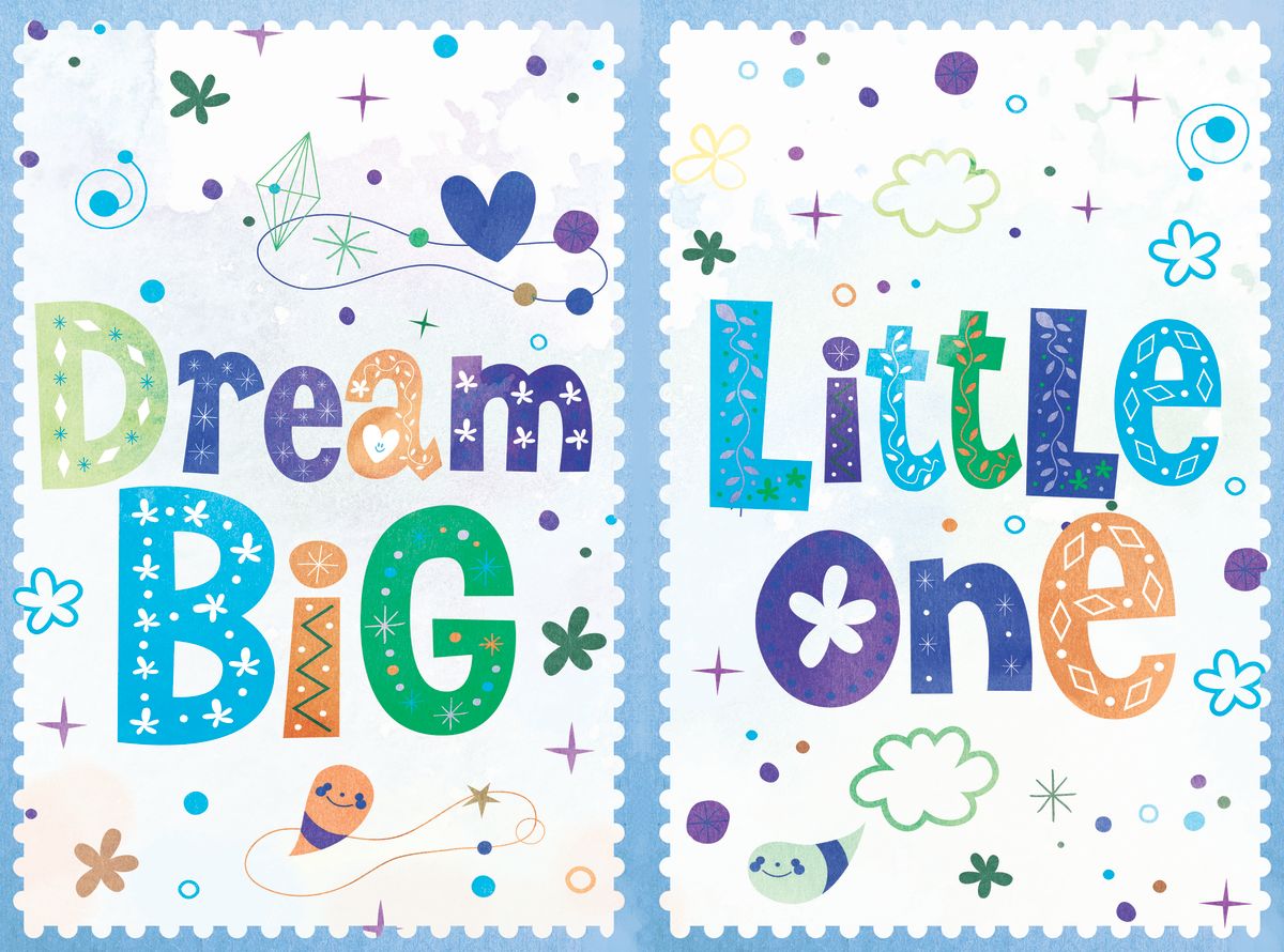 Dream Big Little One Blue