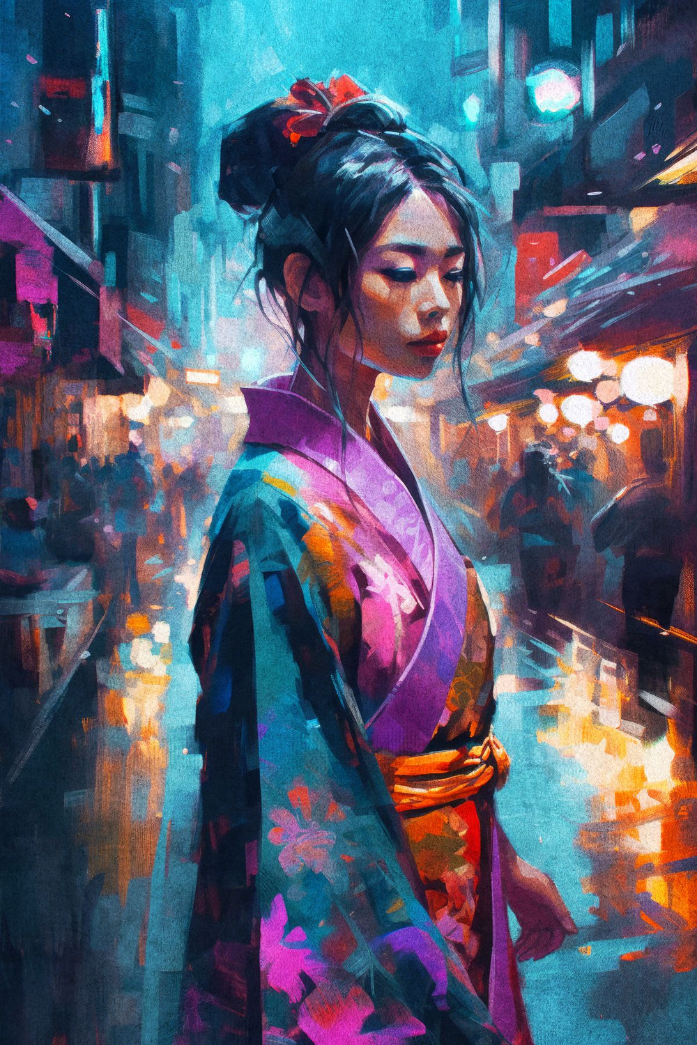 Neon City Geisha