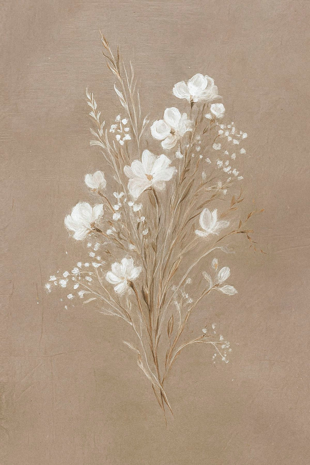 Fresh Blooms In White II