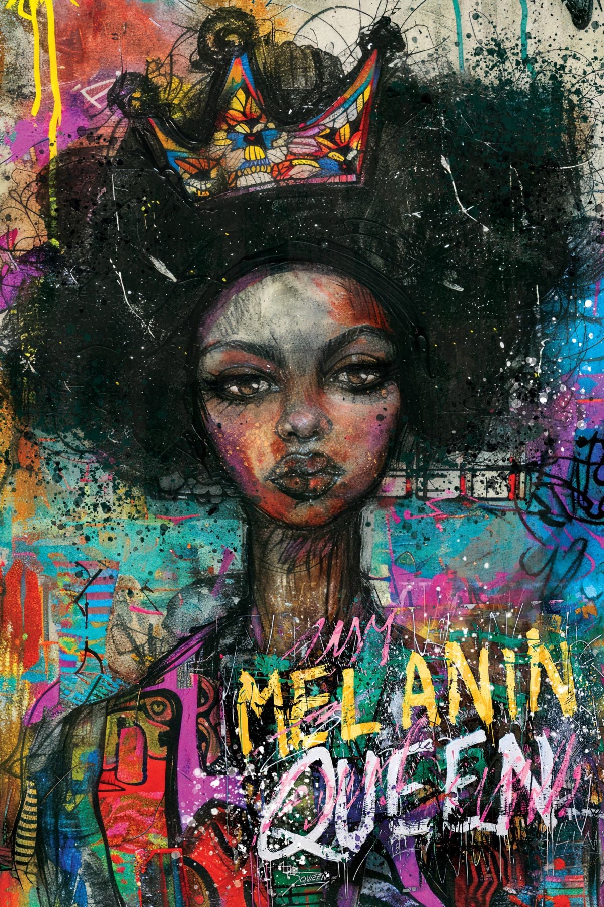 Melanin Queen Graffiti