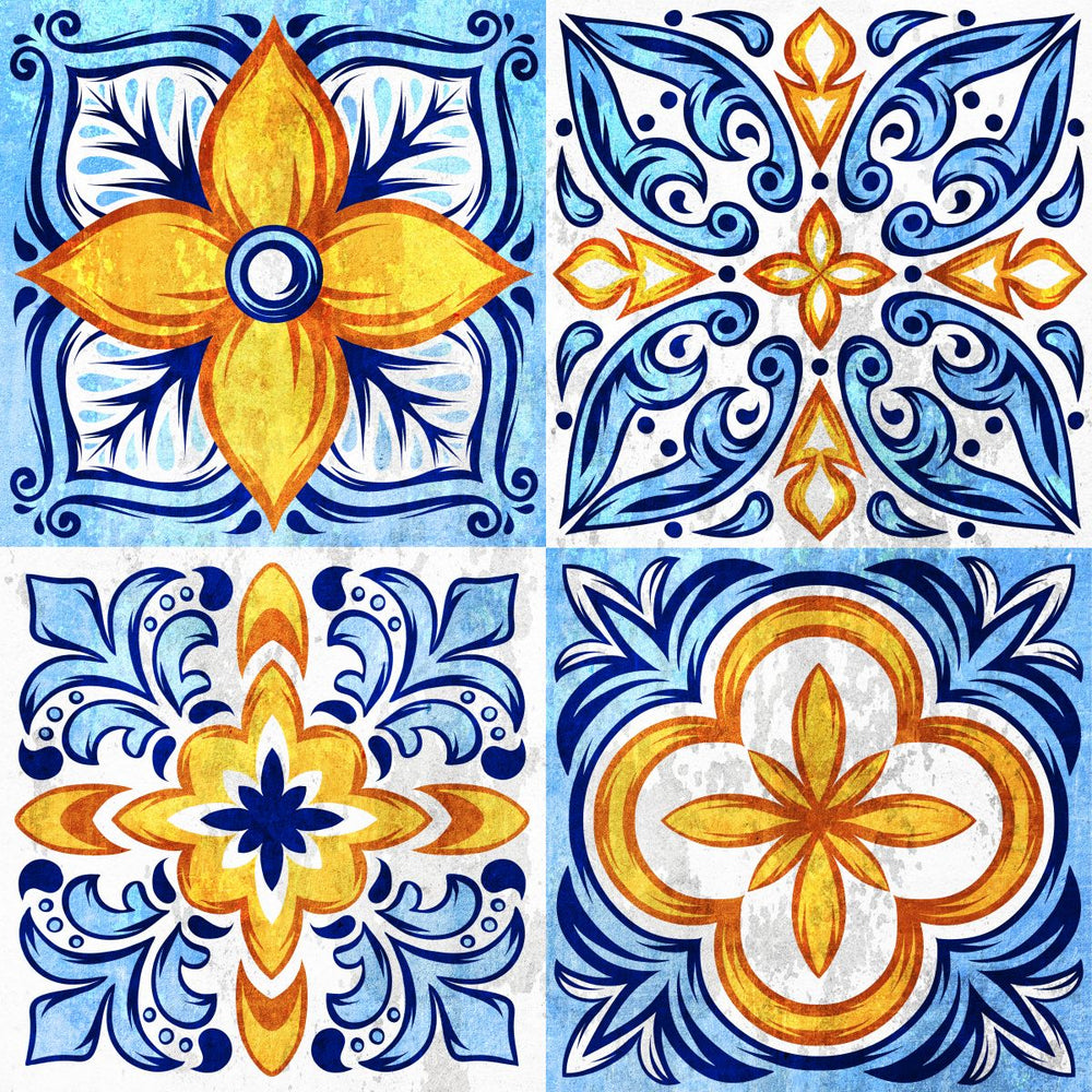 Patterned Italian Tiles