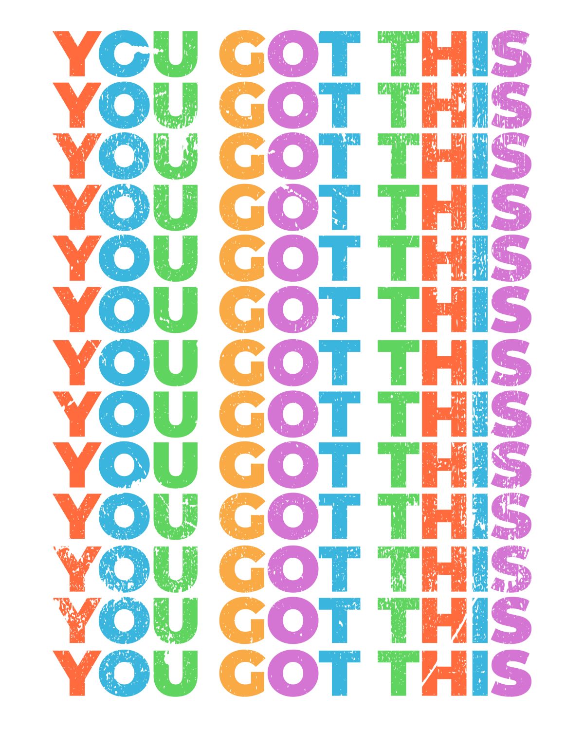You Got This Typography