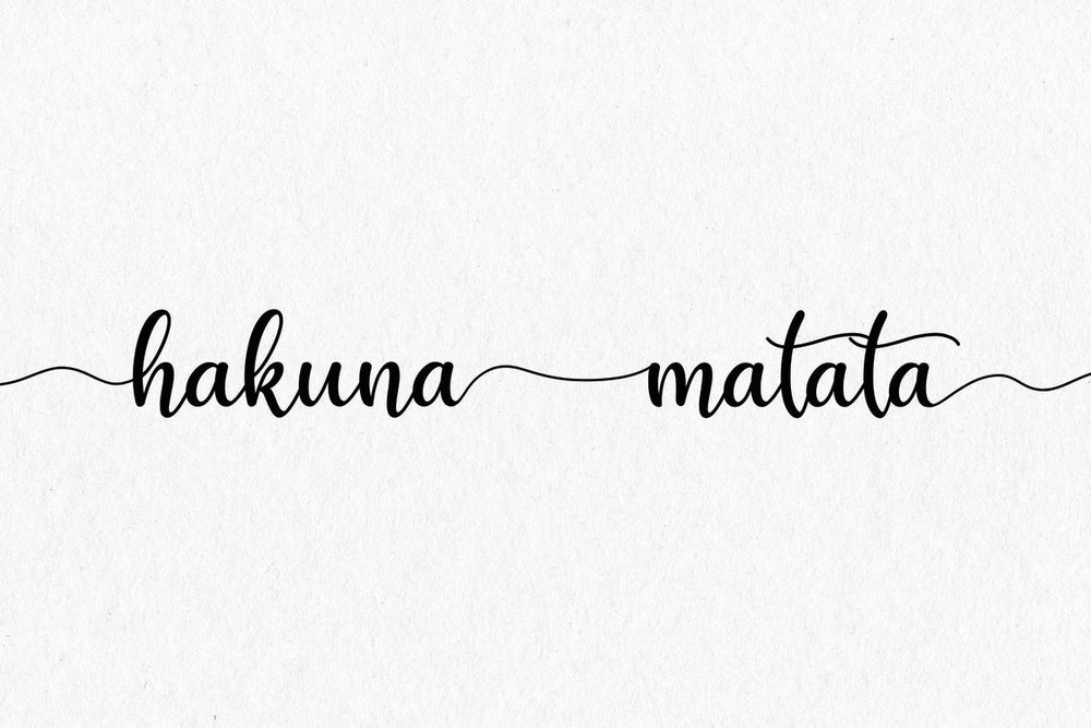 Hakuna Matata Script