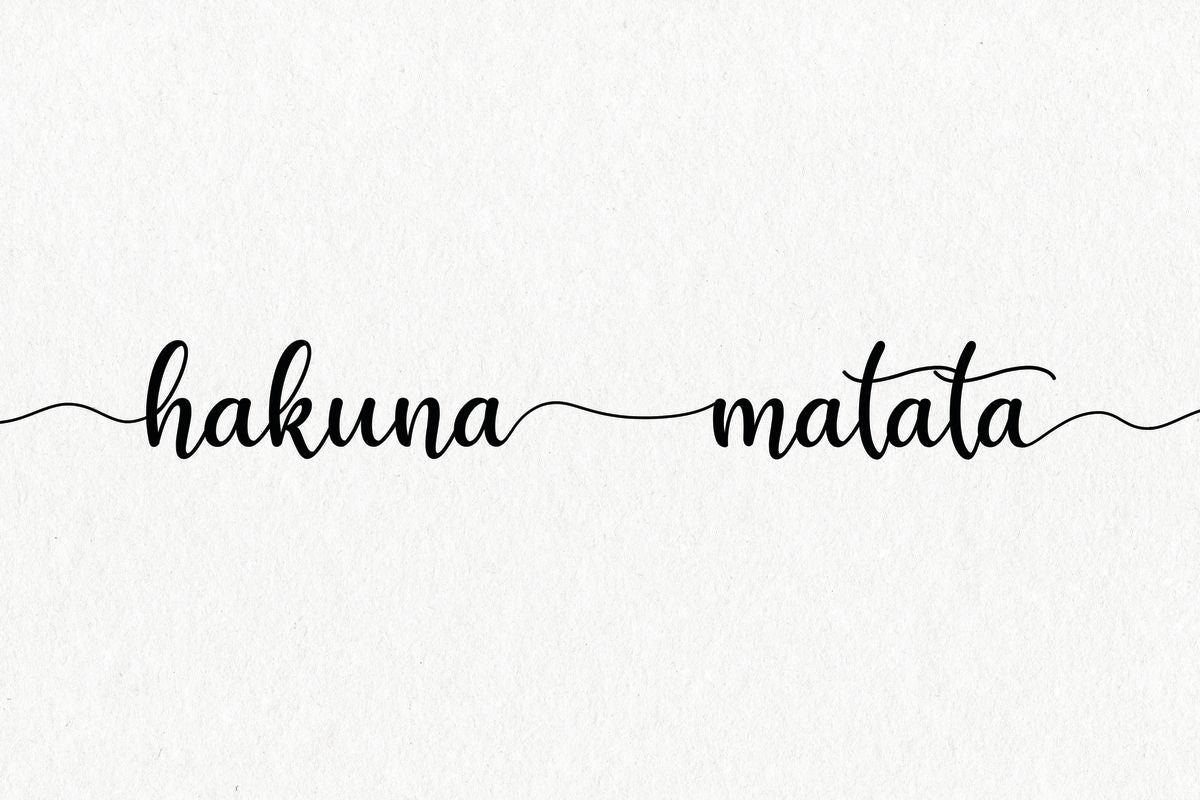 Hakuna Matata Script