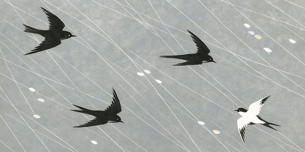 Bird Flying Toward Companions
