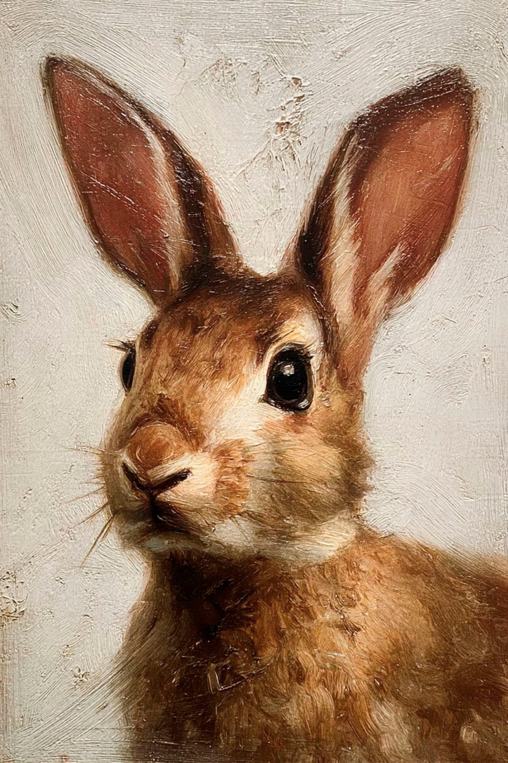 Brown Rabbit Portrait