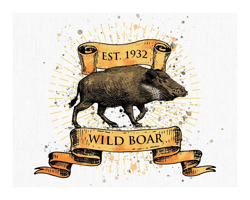 Vintage Wild Boar