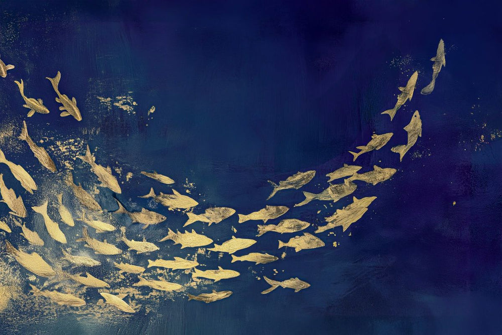 Golden Fish In Deep Waters III