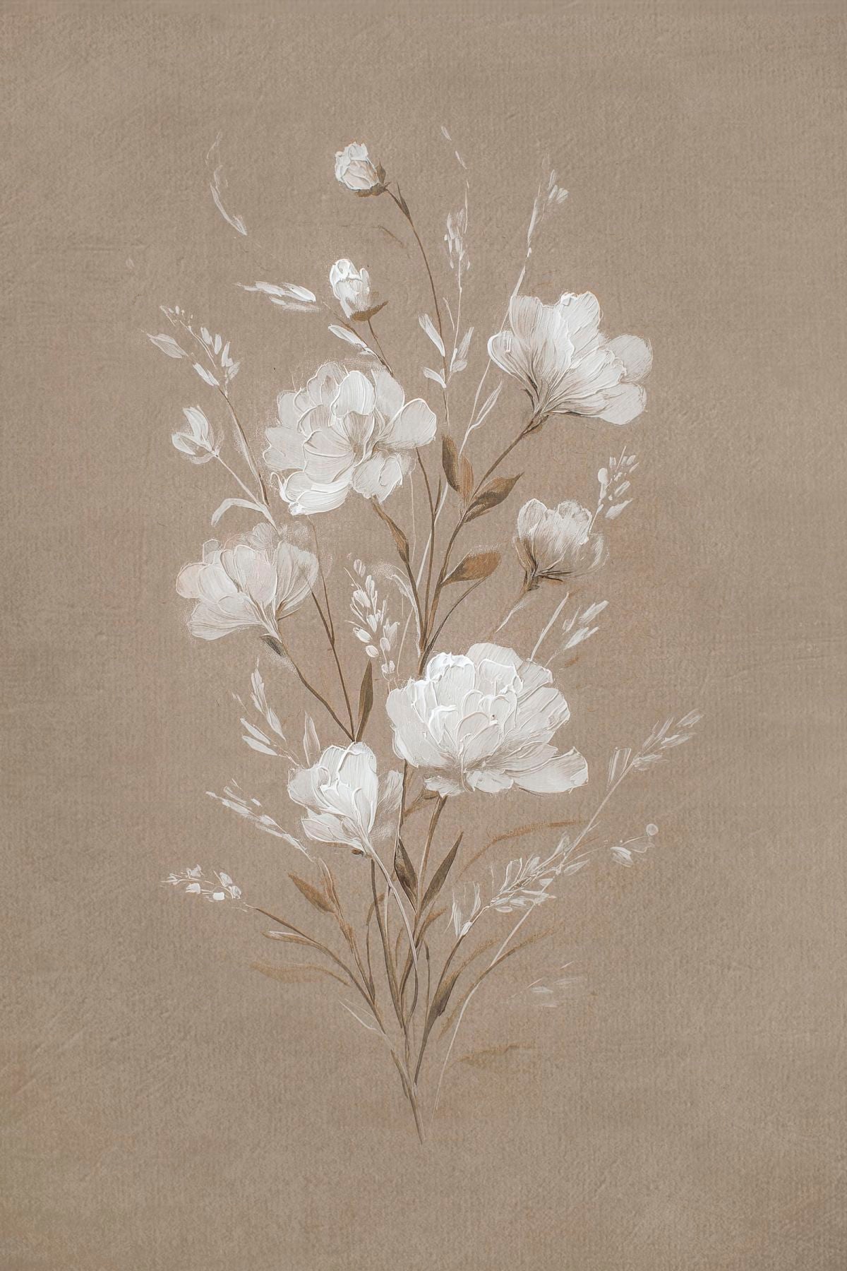 Fresh Blooms In White III