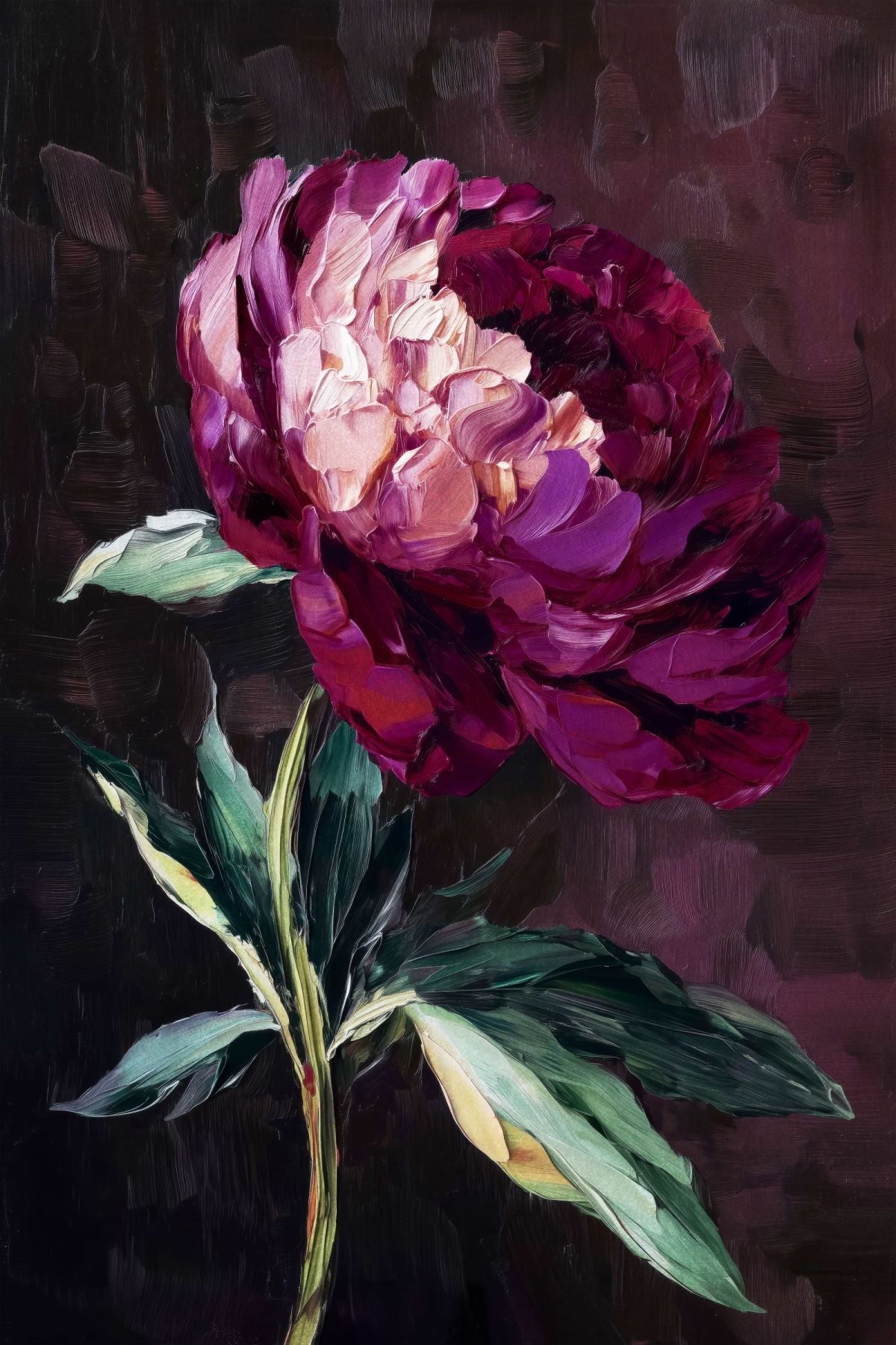 Moody Peony Bloom