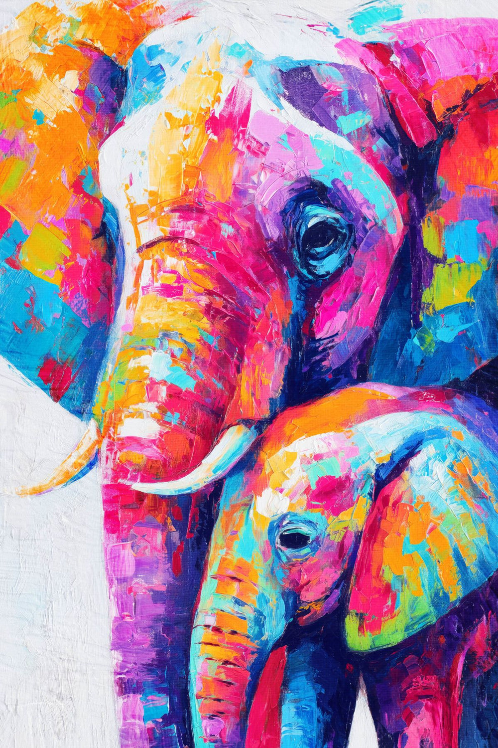 Loving Mother Elephant