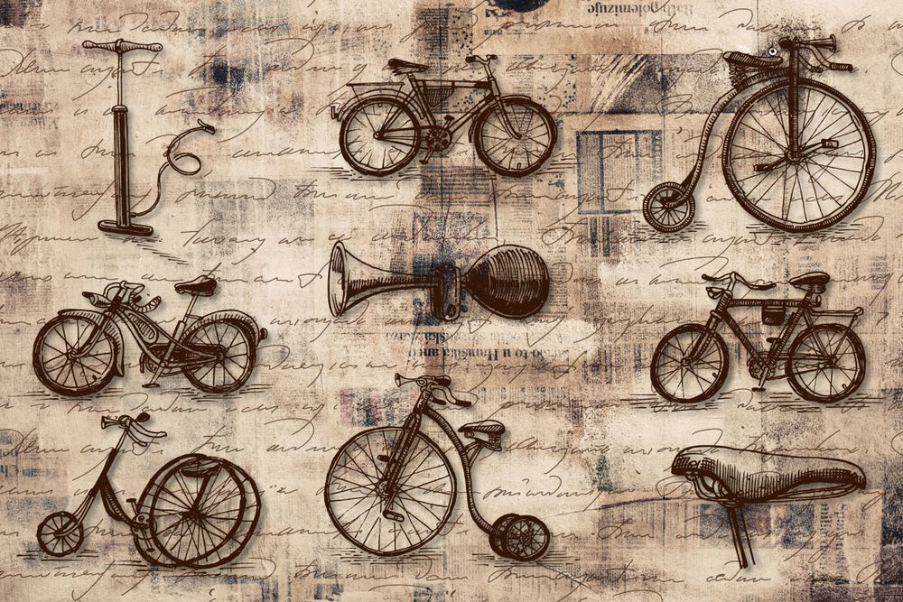 Vintage Letter Bicycle