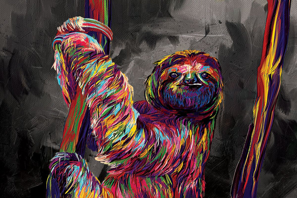 Sloth Abstract Color