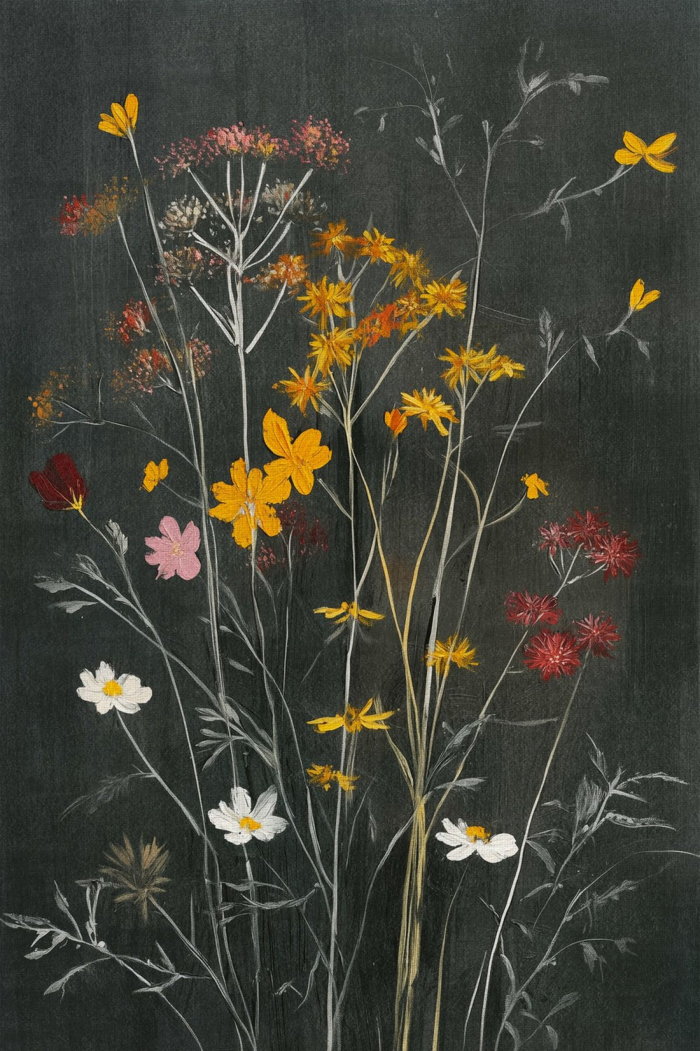 Wildflowers After Dark I