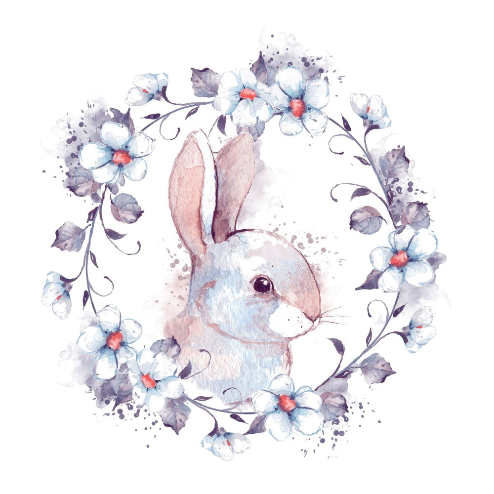 Bunny Wreath Smudge