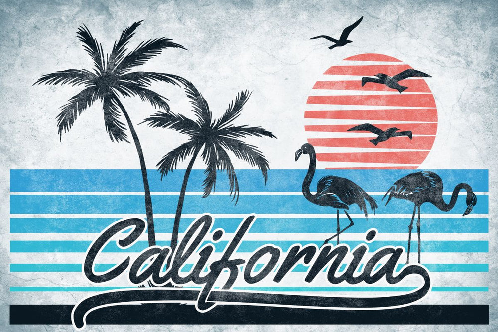 Retro California Sign