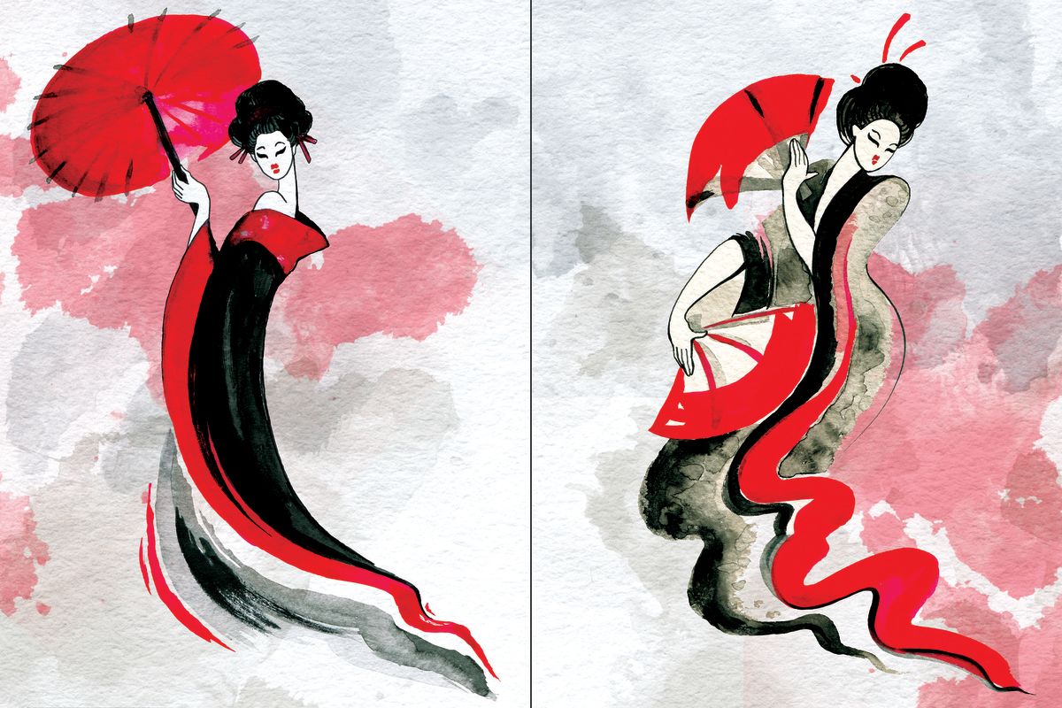 Slender Geishas