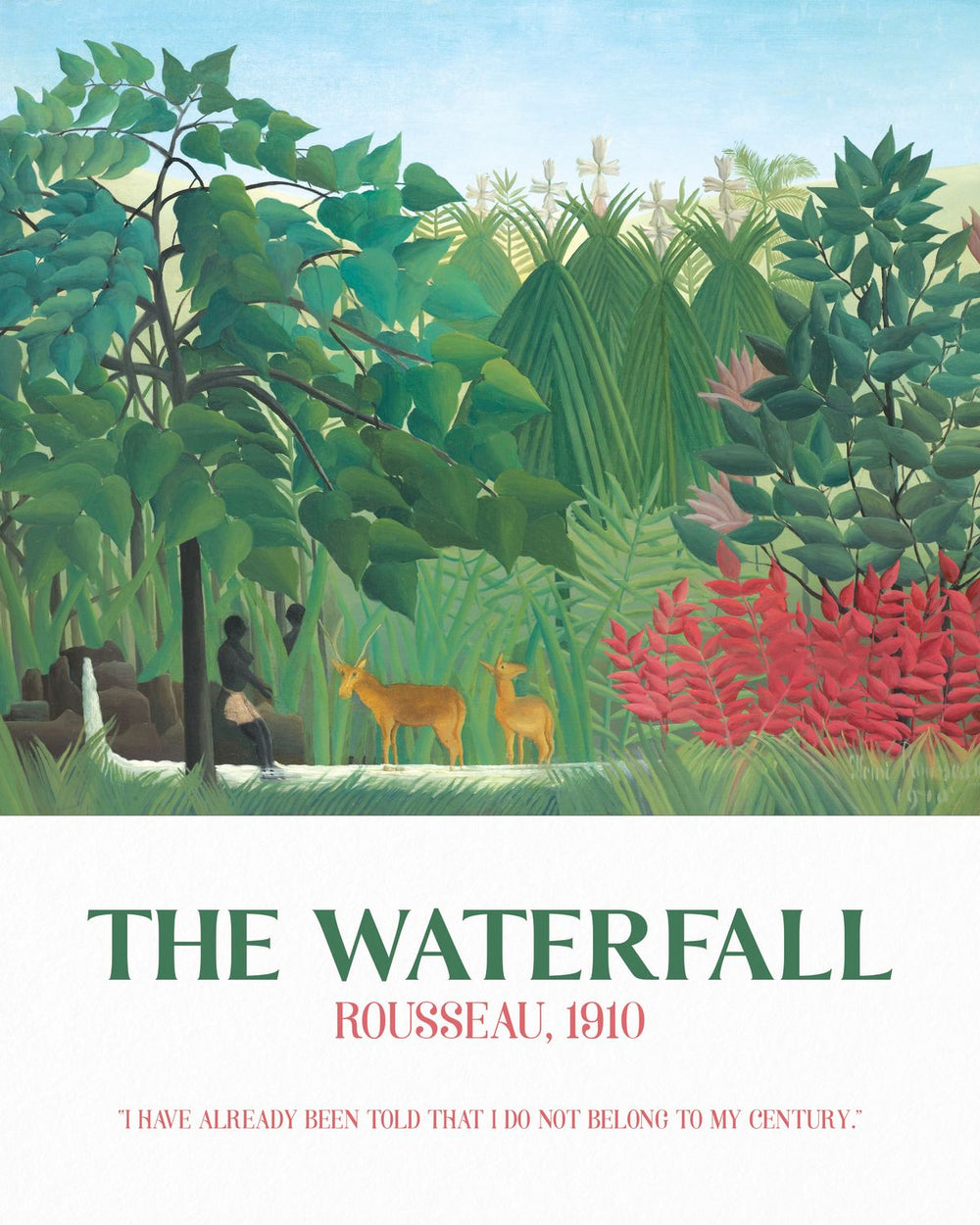 The Waterfall Rousseau Exhibition Poster