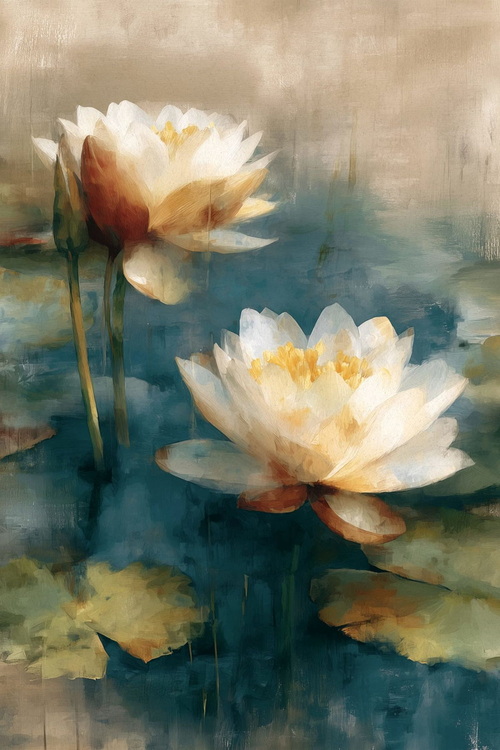 Pond With Lilies