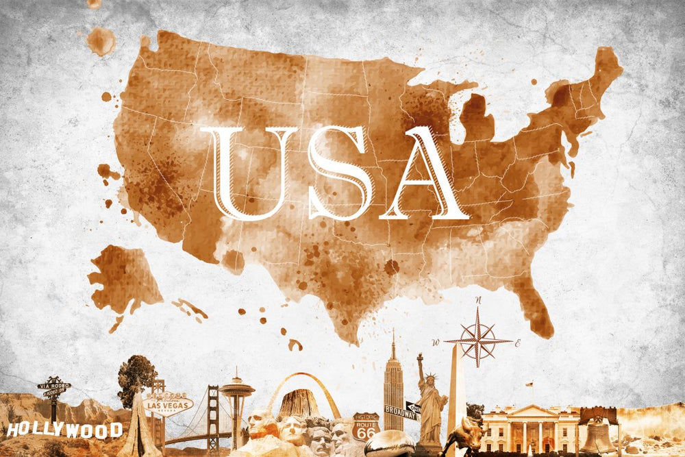 Coffee USA Map